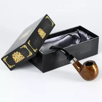 Курительная трубка для табака "Командор", классическая, 8 х 16.5 х 4.5 см