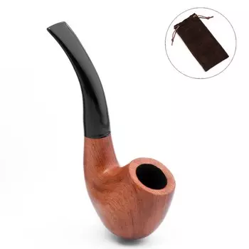 Курительная трубка для табака «Командор Премиум», классическая, красное дерево, длина 13 см, d=1.8