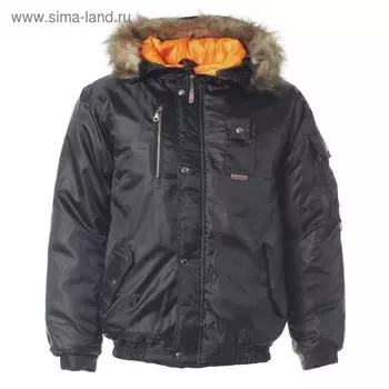 Куртка «Аляска», цвет чёрный, размер 48-50 (96-100)/182-188