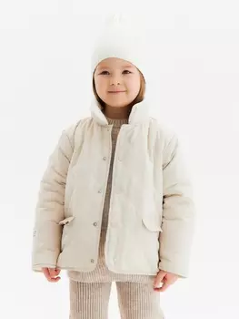 Куртка демисезонная для девочки KAFTAN, размер 32 (110-116 см), бежевая
