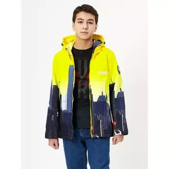 Куртка демисезонная для мальчика жёлтого цвета, рост 152