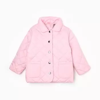 Куртка детская стеганая, цвет пудра, рост 86 см