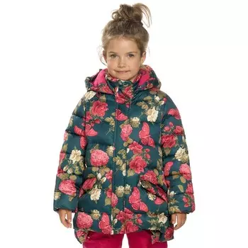 Куртка для девочек, рост 104 см, цвет изумрудный