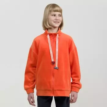 Куртка для девочек, рост 134 см, цвет красный