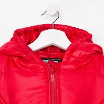 Куртка для девочки, цвет красный, рост 116 см