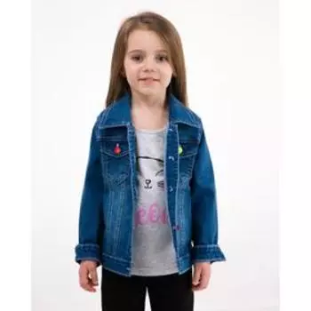 Куртка для девочки, цвет синий, рост 86 см