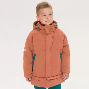 Куртка для мальчиков, рост 140 см, цвет охра