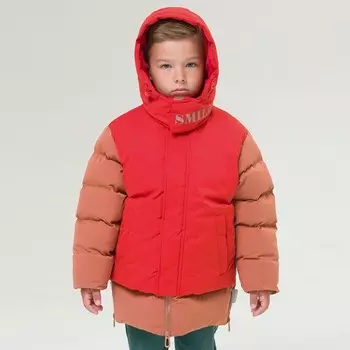 Куртка для мальчиков, рост 164 см, цвет красный