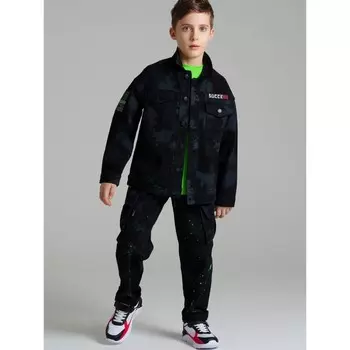Куртка джинсовая для мальчика PlayToday, рост 158 см