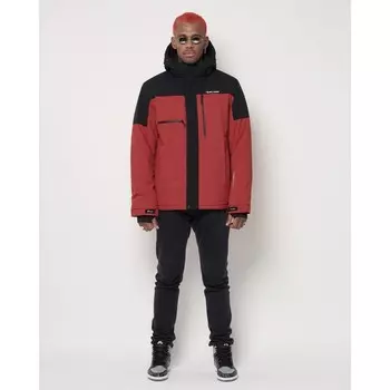 Куртка горнолыжная мужская, цвет оранжевый, размер 56