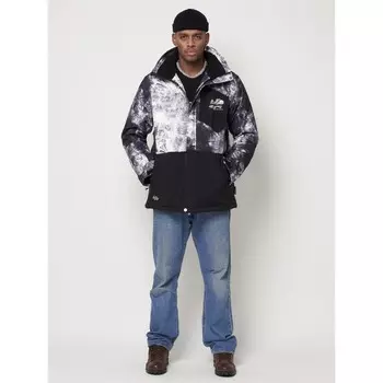 Куртка горнолыжная мужская, цвет светло-серый, размер 56