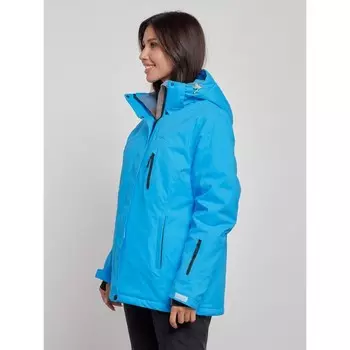 Куртка горнолыжная женская зимняя, размер 56, цвет синий