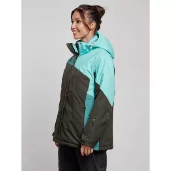Куртка горнолыжная женская зимняя, размер 58, цвет бирюзовый