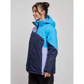 Куртка горнолыжная женская зимняя, размер 58, цвет синий