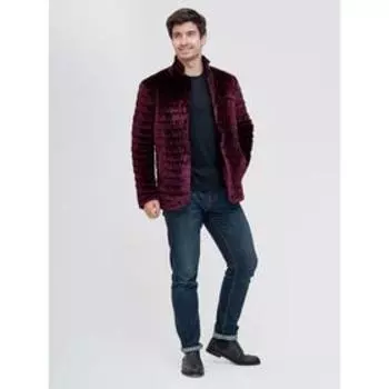 Куртка мужская, размер 48, цвет фиолетовый