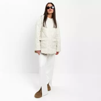 Куртка стеганая MIST Oversize размер 42, цвет молочный