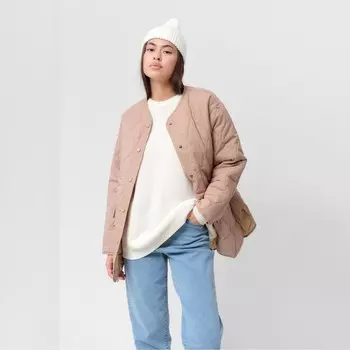 Куртка стёганая женская демисезонная MIST, размер 48, бежевая