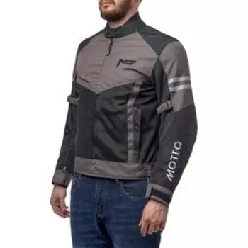 Куртка текстильная AIRFLOW серая, L