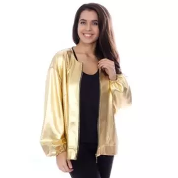 Куртка женская, размер 44, цвет золотой