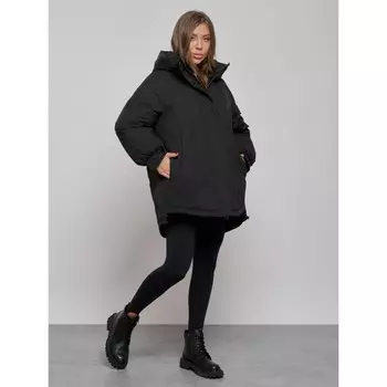 Куртка зимняя женская, размер 48, цвет чёрный