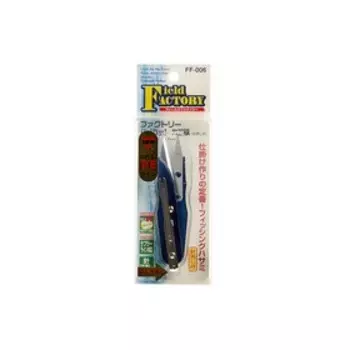 Кусачки для лески FIELD FACTORY High Cut Crab Scissors FF-006, синий, 03179