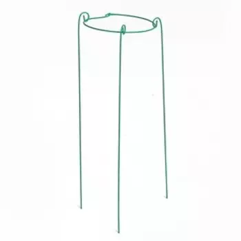 Кустодержатель, d = 20 см, h = 70 см, ножка d = 0.3 см, металл, зелёный, троеножка, Greengo