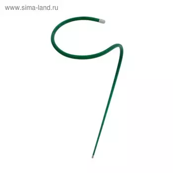 Кустодержатель для цветов, d=20 (±5) см, h=120 см, ножка d=1 см, металл, зелёный