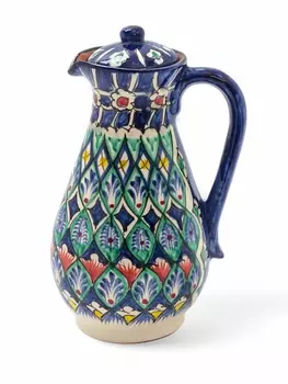 Кувшин для воды Шафран «Риштанская керамика», 1.7 л, разноцветный