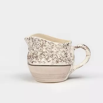 Кувшин керамический "Крошка", 300 мл, серый, 1 сорт, Иран