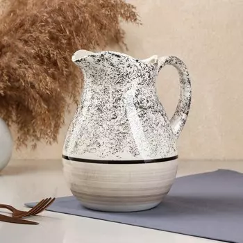 Кувшин «Персия», керамика, 1.5 л, серый, Иран