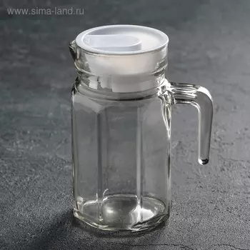 Кувшин для воды стеклянный «Лёд», 500 мл, 916 см, цвет МИКС