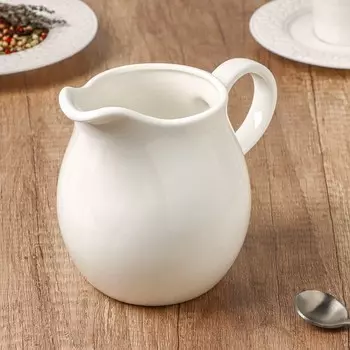 Кувшин Magistro «Бланш», 600 мл, фарфор, белый