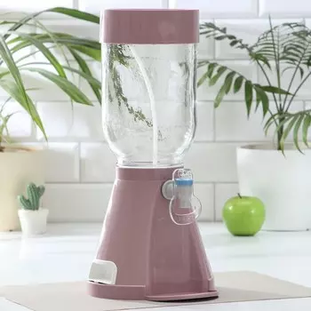 Кувшин стеклянный с краником на подставке «Башня», 3 л, цвет МИКС