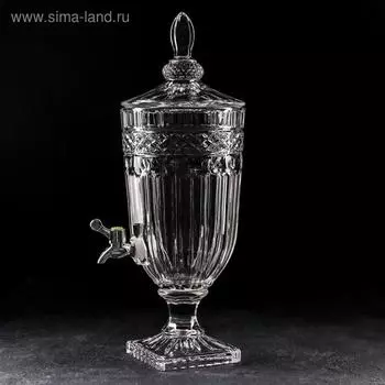 Диспенсер для напитков Magistro «Изыск», 3 л, 1744.5 см, стекло