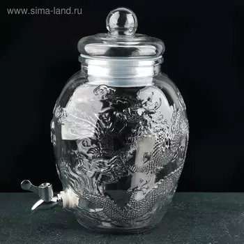 Диспенсер для напитков «Дракон», 5 л, 242134 см