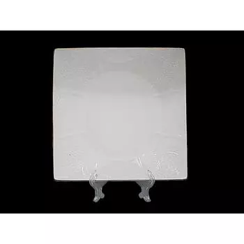 Тарелка квадратная Lenardi Maria Gold, 20 см