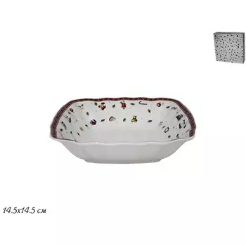 Квадратный салатник, 14.5 см