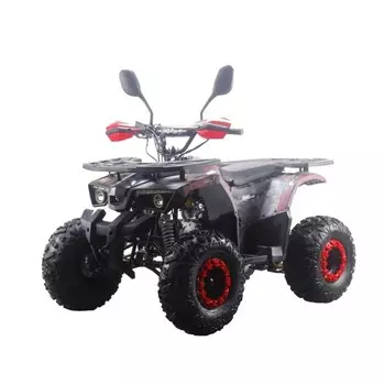 Квадроцикл бензиновый MOTAX ATV Grizlik Super LUX 125 cc NEW, красный камуфляж