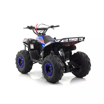 Квадроцикл детский бензиновый Motax Atv Grizlik A110, чёрно-синий