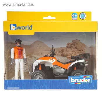 Квадроцикл с гонщиком