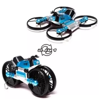 Квадрокоптер радиоуправляемый «Трансформер», управление жестами, цвет голубой