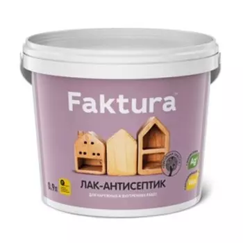 Лак-антисептик FAKTURA сосна 0,9л