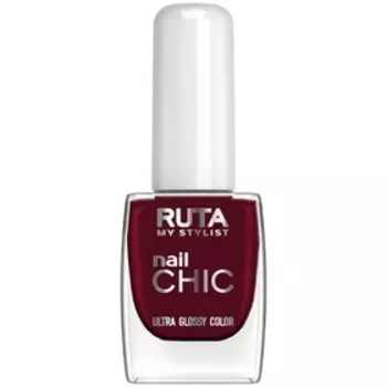 Лак для ногтей Ruta Nail Chic, тон 47, тёмно-бордовый
