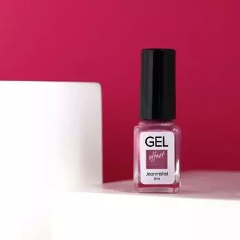 Лак для ногтей с эффектом геля, Jeanmishel, тон 200, розовый перламутровый, 6 мл