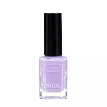 Лак для ногтей с эффектом геля NUDE collection, тон 316, пастельно-лиловый, 12 мл
