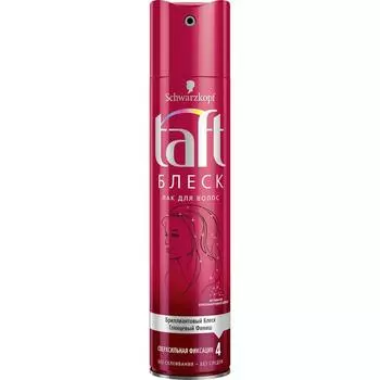 Лак для волос Taft «Блеск», сверхсильная фиксация, 225 мл