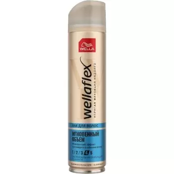 Лак для волос Wellaflex «Увеличение обьема», сильная фиксация, 250 мл