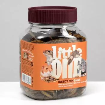 Лакомство Little One «Смесь насекомых» для всеядных грызунов, 75 г
