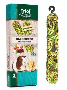 Лакомство Triol для грызунов с овощами, 2 шт., 50 г