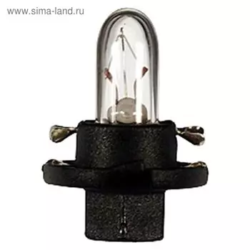 Лампа автомобильная Bosch Black, BAX, 12В, 1.2 Вт, (BX8,4d), 1987302235